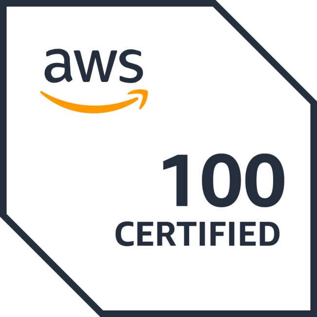 aws 100 CERTIFIED